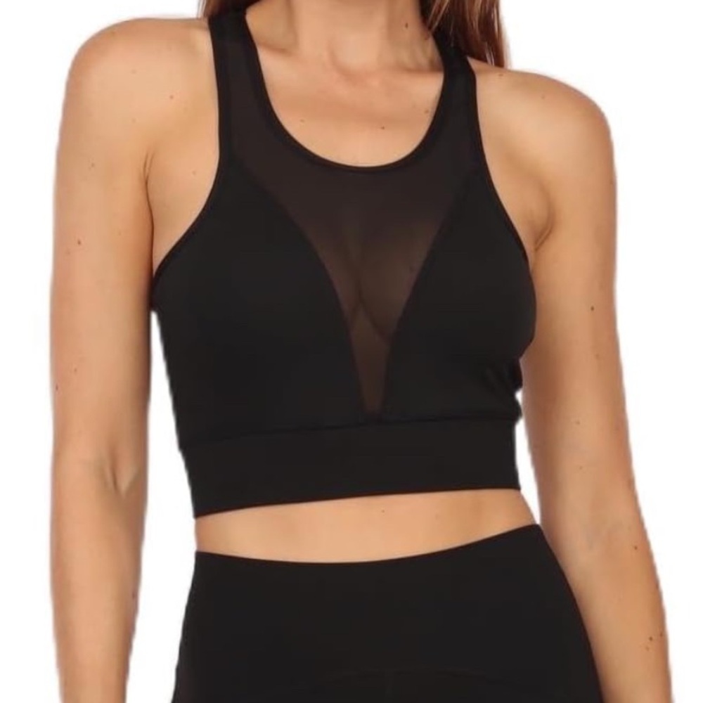 Athleta Black Activewear Top